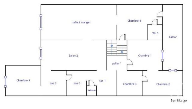 maison à vendre - 8 pièces - 450.0 m2 - VITTEL - 88 - LORRAINE - Century 21 Les Portes D'Or